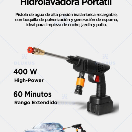 pistola hidrolavadora.